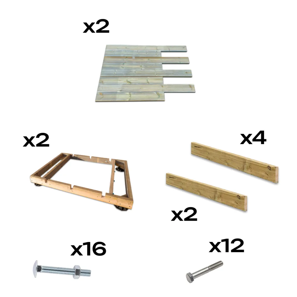 EZ Deck - Duo Kit (2546mm x 1048mm) - Image 4