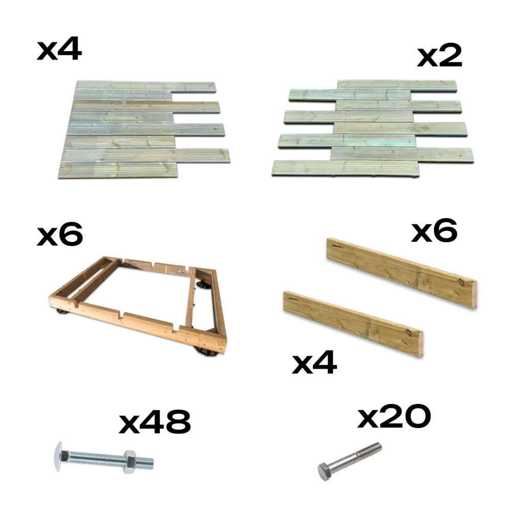EZ Deck - Hex Kit (3794mm x 2046mm) - Image 10